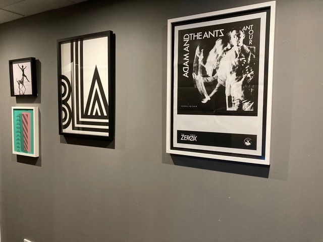 pictures on a grey wall